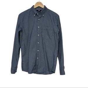 Uniqlo Long Sleeve Button Down Printed Shirt Men's Size Small